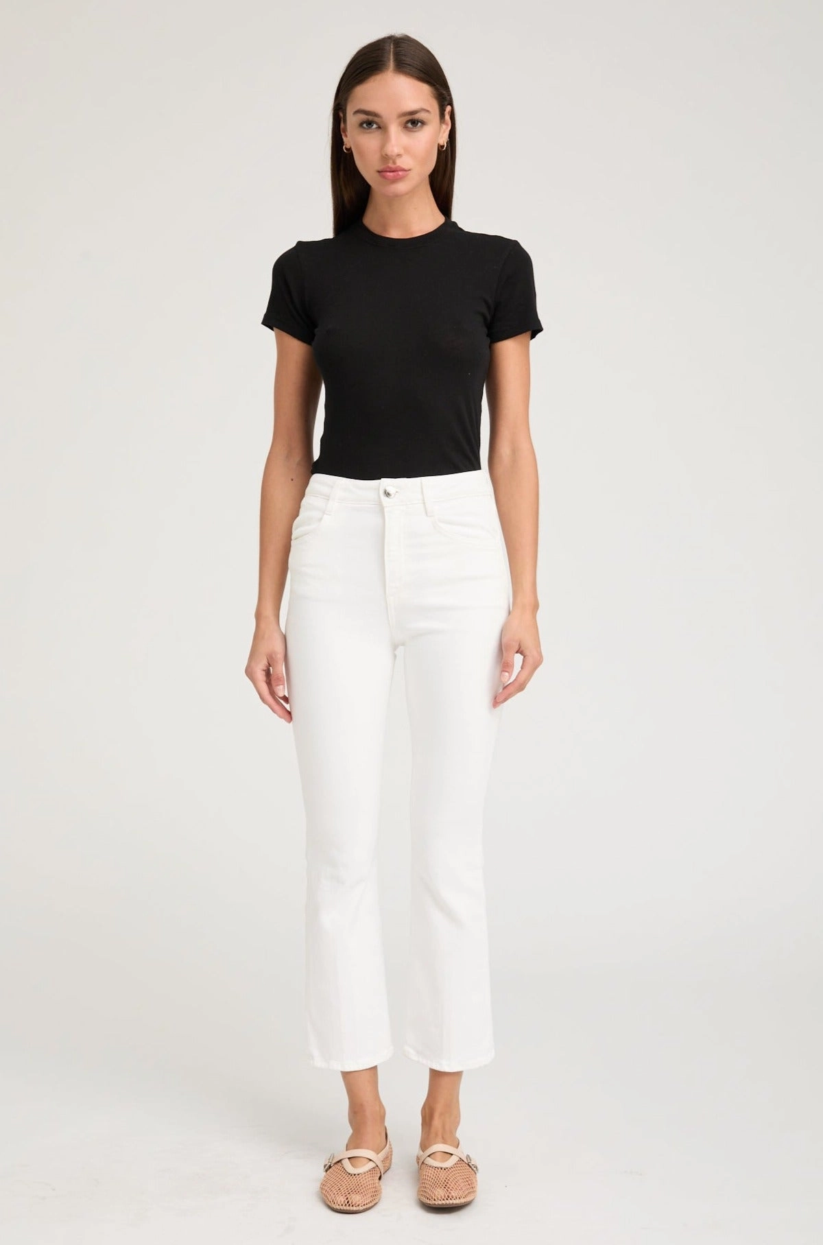City Wear Adaptive Fit Billie Crop Flare Denim