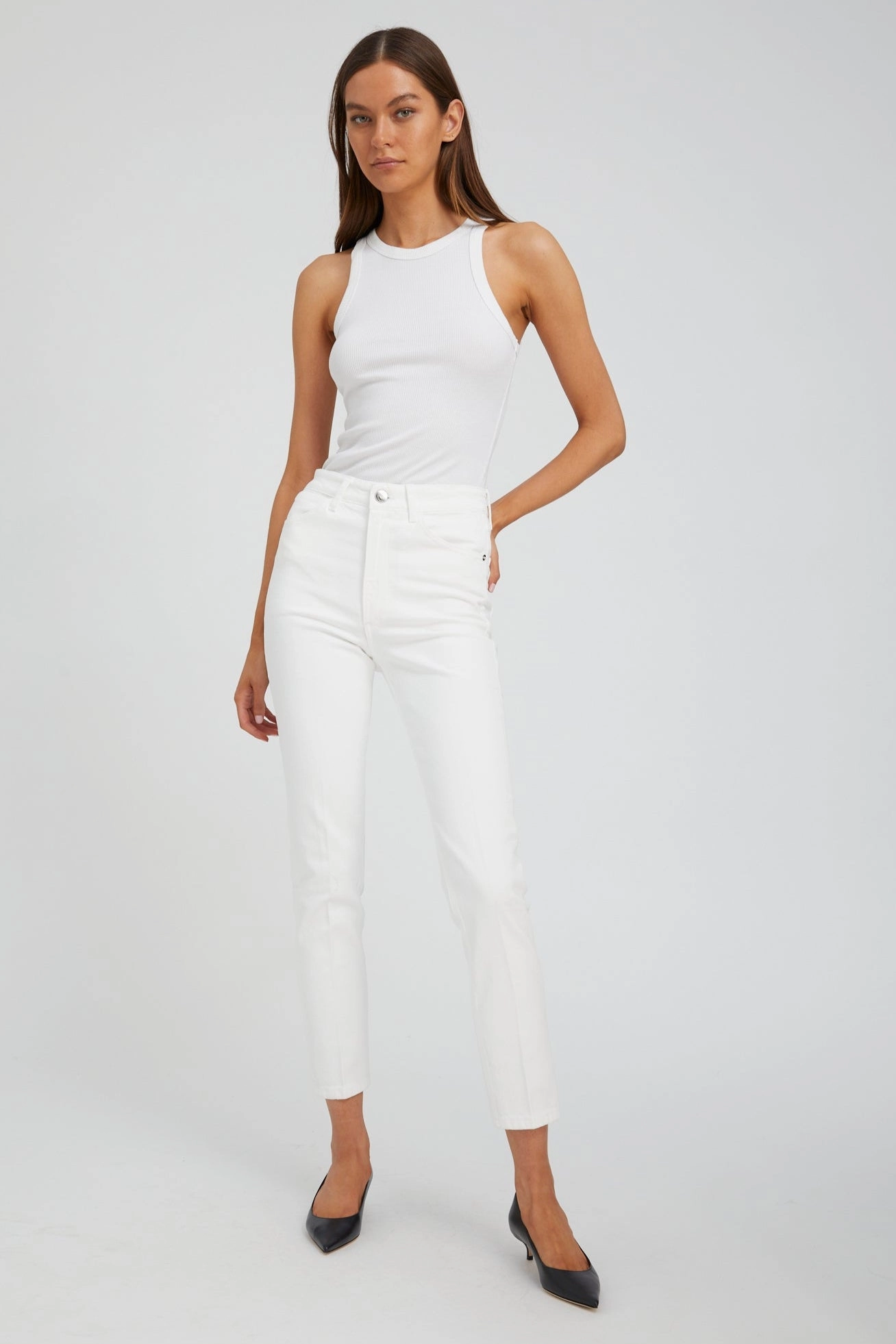 Billie Skinny Straight Leg Denim StainResistantFinish Quick-Dry Material