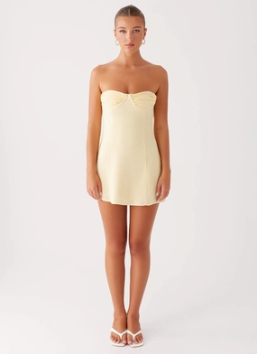 Bindi Mini Dress - Yellow