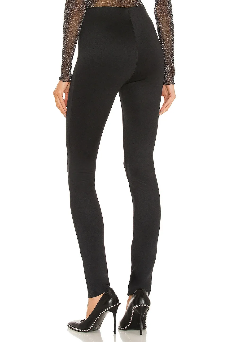 Black Scuba Ankle with Zipper Chilly Day Comfort