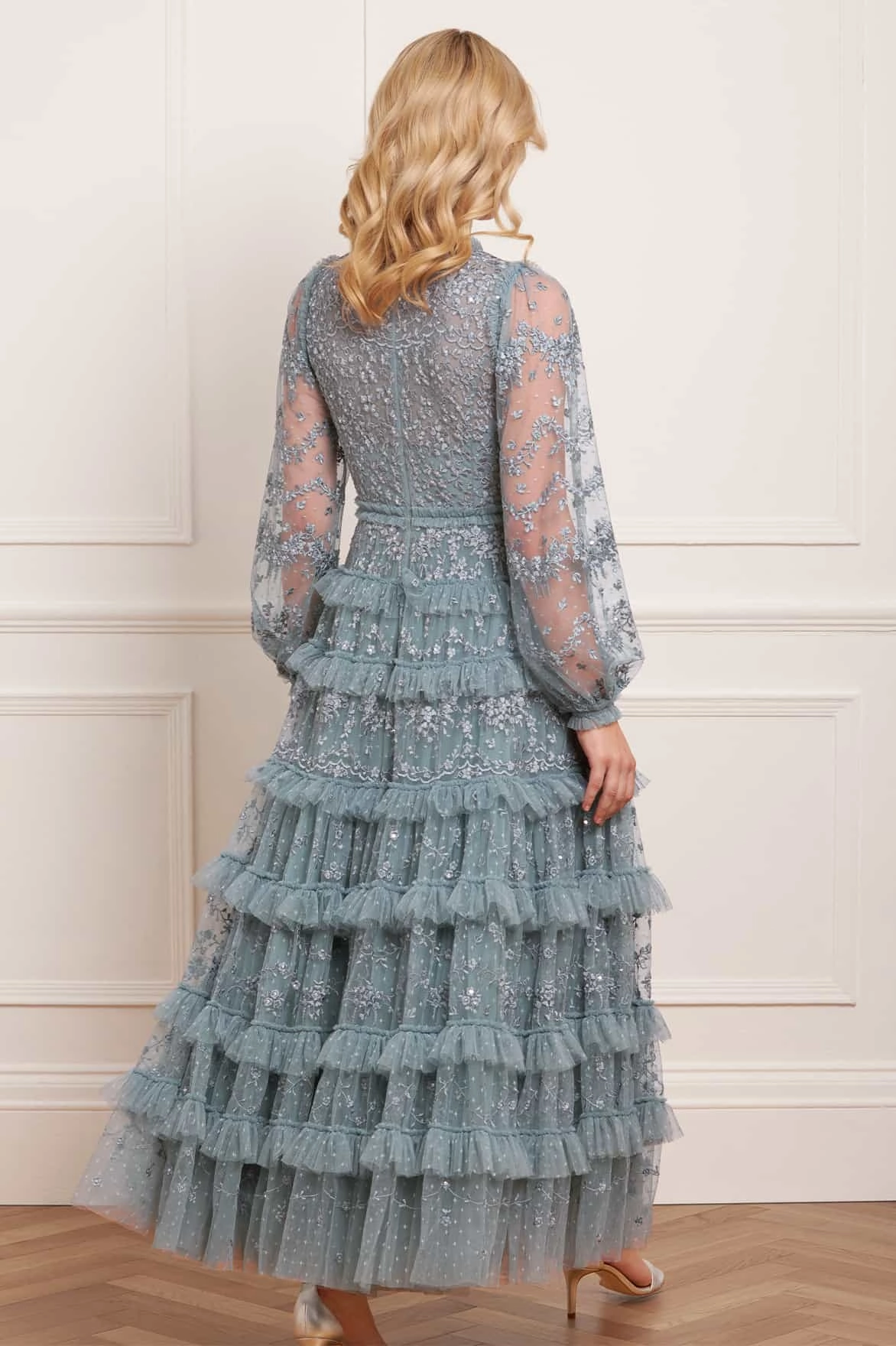 Studio Style Blossom Lace Ankle Gown