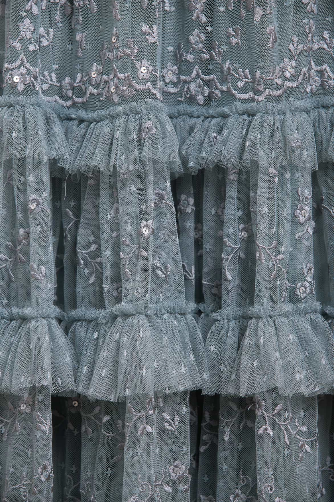 Fresh Form Smart Blend Blossom Lace Ankle Gown