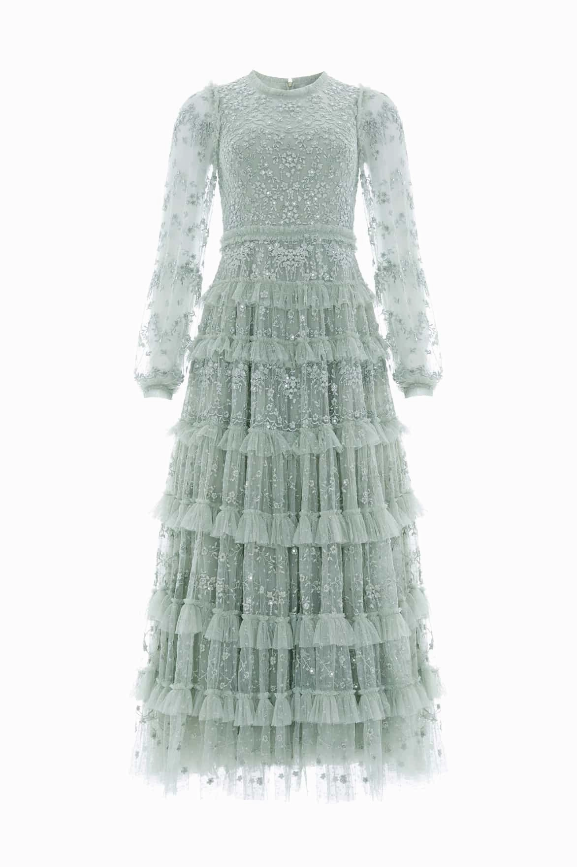 Perfect For Work Travel-Style Blossom Lace Ankle Gown