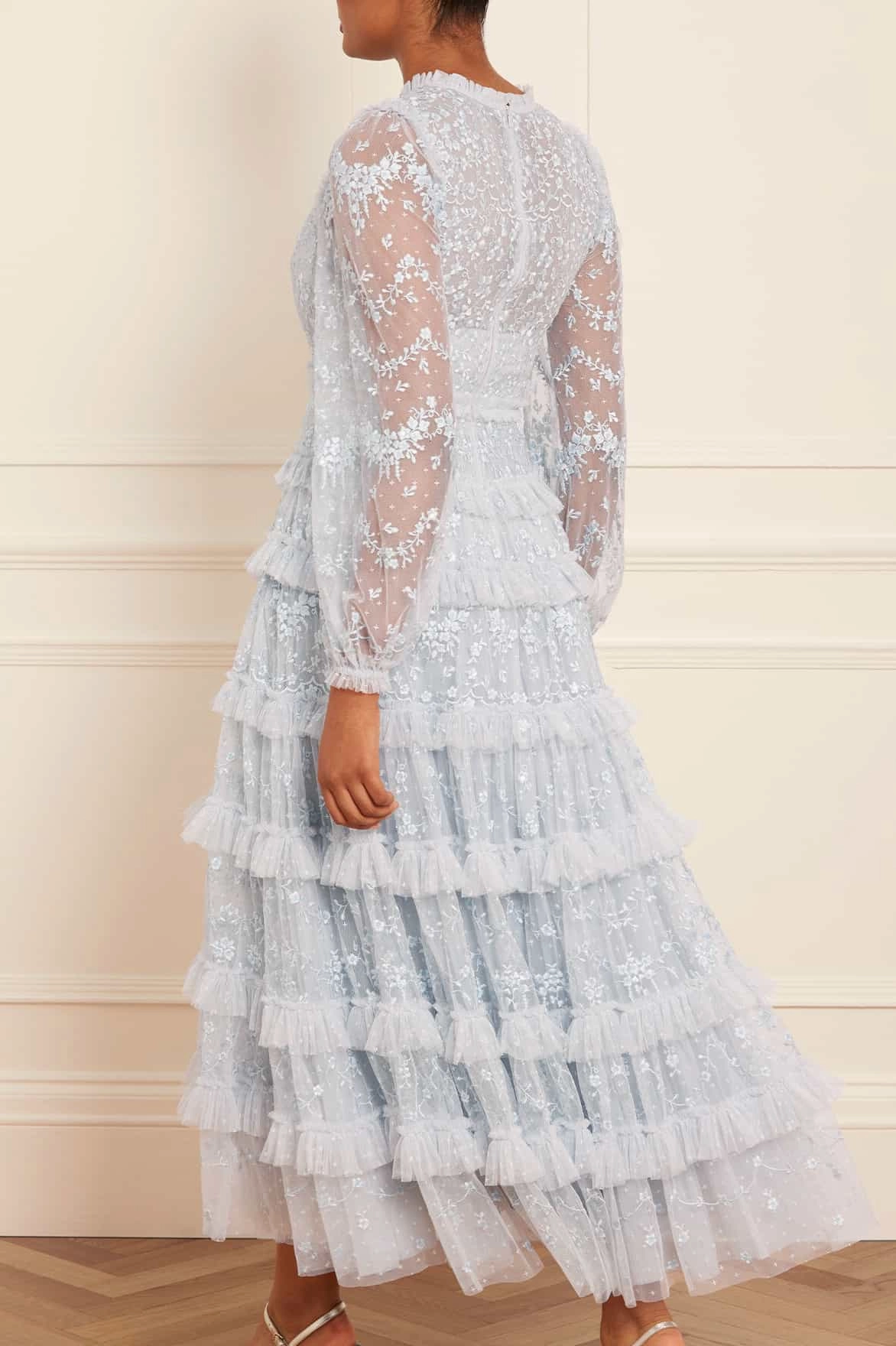 Blossom Lace Ankle Gown Beauty Feel