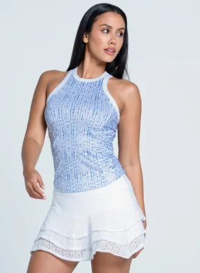 Soft Material Boho Tile Rib Tank