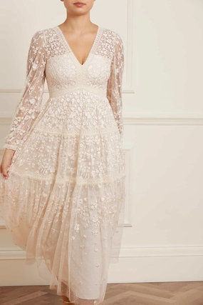 Celestia Ribbon Ankle Gown Versatile Cut