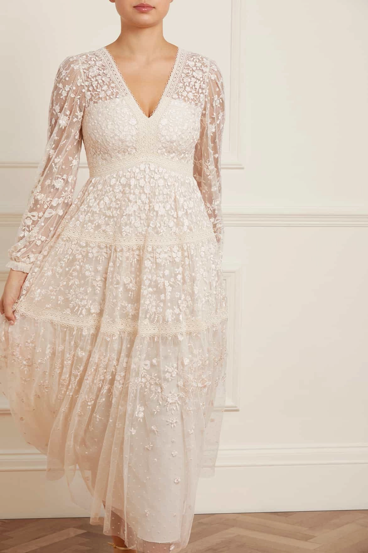 Celestia Ribbon Ankle Gown Versatile Cut