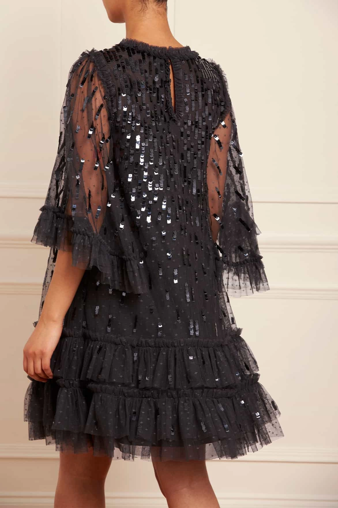 Sequin Dash Mini Dress Quick Outfit