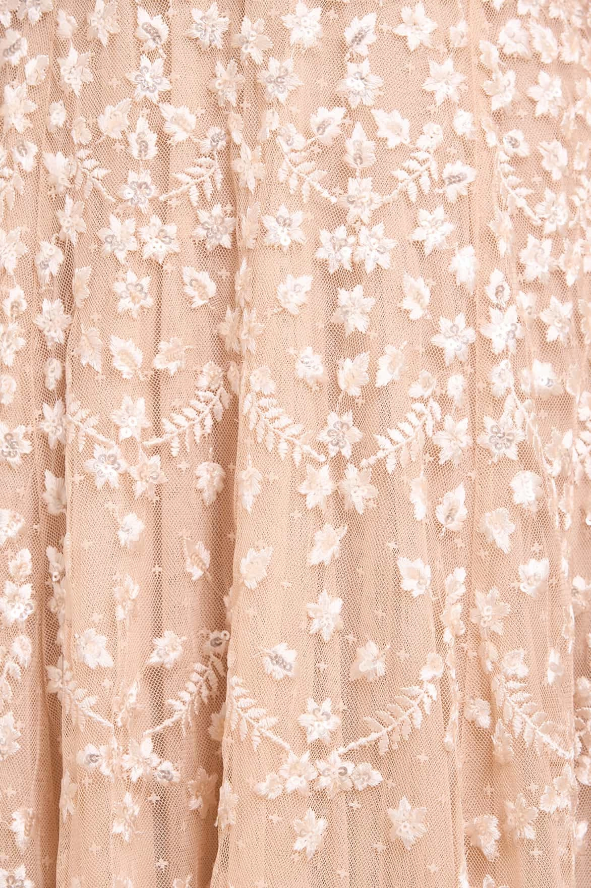 Clover Cape Sleeve Ankle Gown Flattering Design