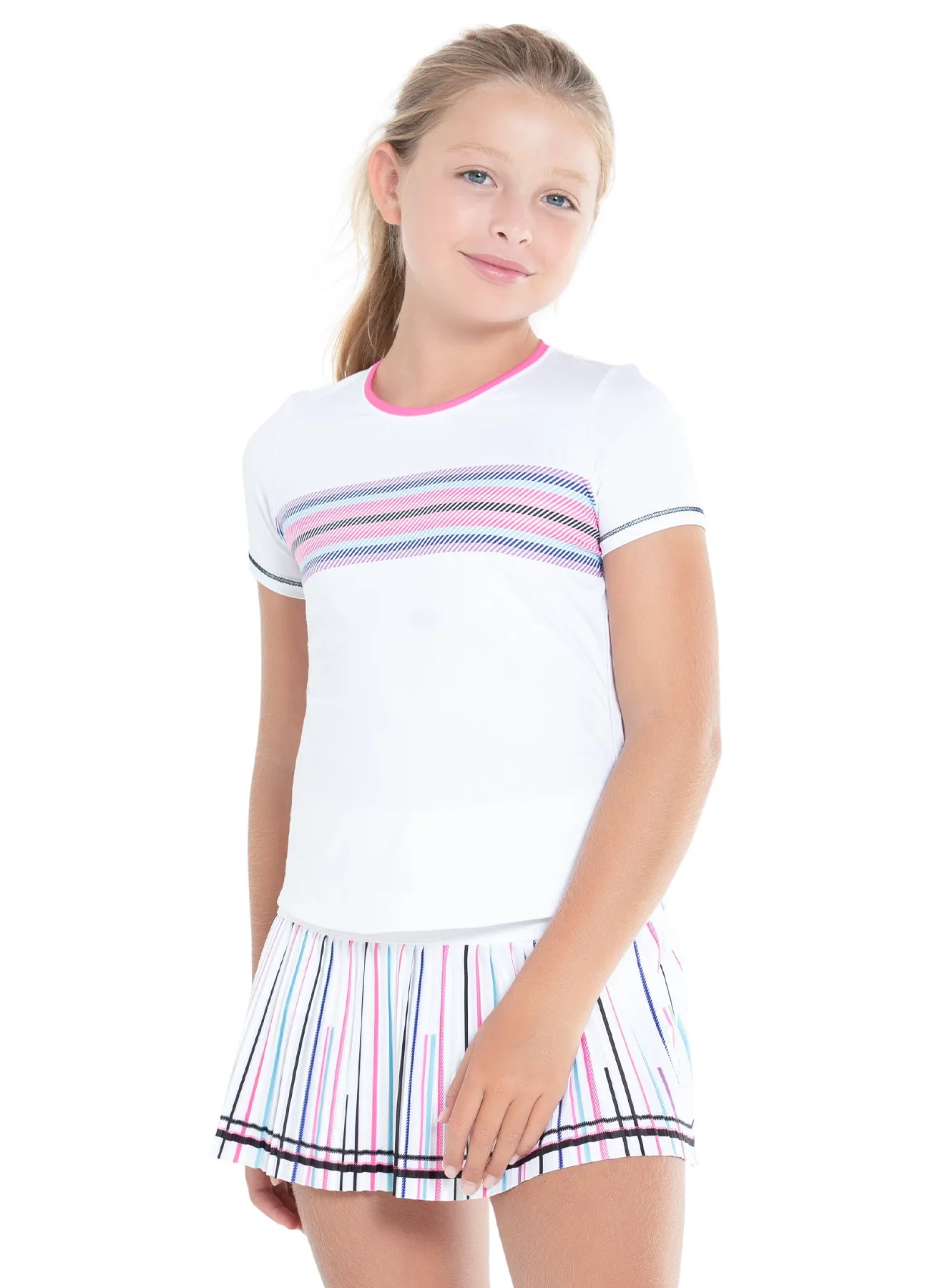 Prep In My Step Short Sleeve Elasticized Waistband