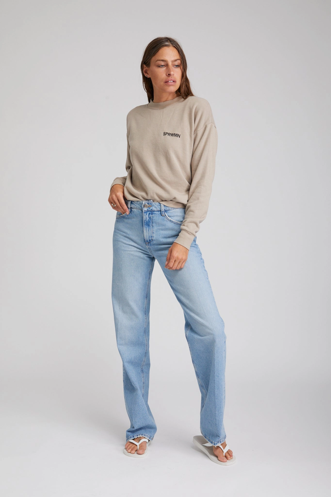 Interlock Knit AllClimateAdaptive Victoria Loose Straight Denim