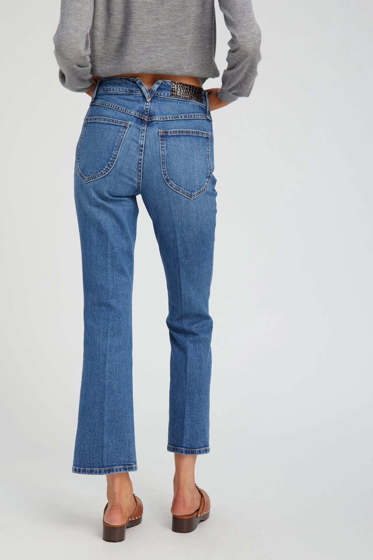 Charlotte Ankle Flare Denim Shape Retention