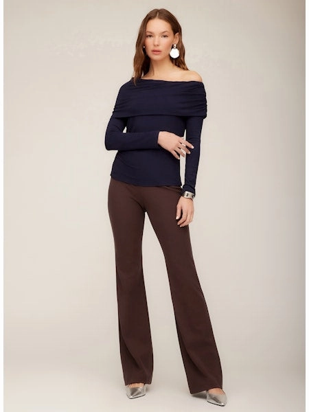 Relax Fit Wear Stretch Fit Wear Bootcut Pants in Navy