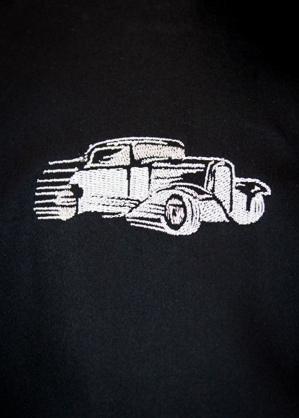 Boy's Embroidered Hot Rod Top #LBET-HR Flatlock Seam Design