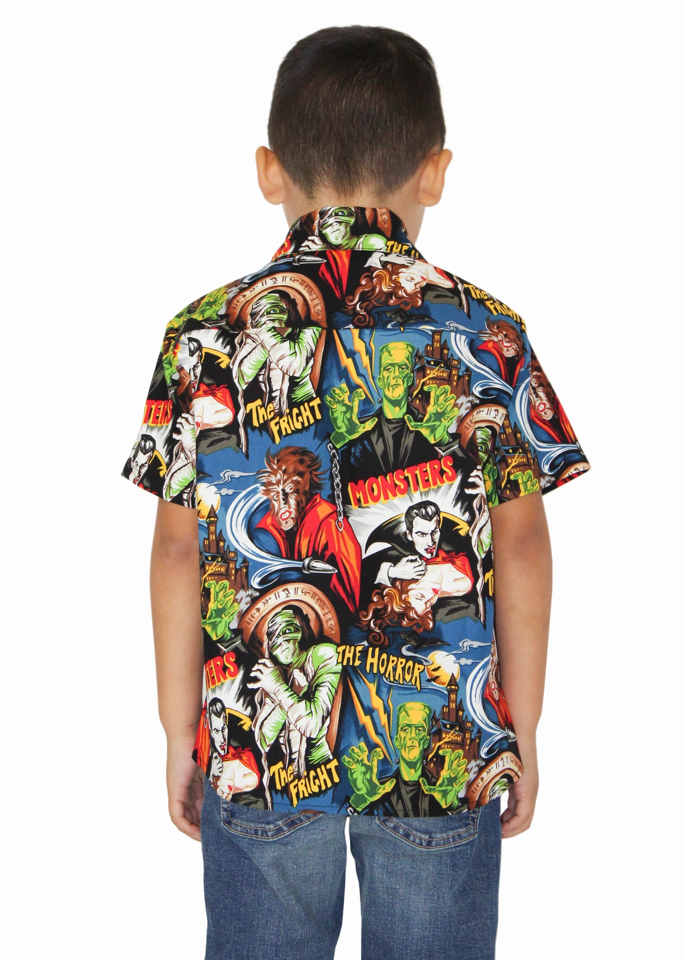 Boy's Hollywood Monsters Top #FHMBT Odor Resistant Finish