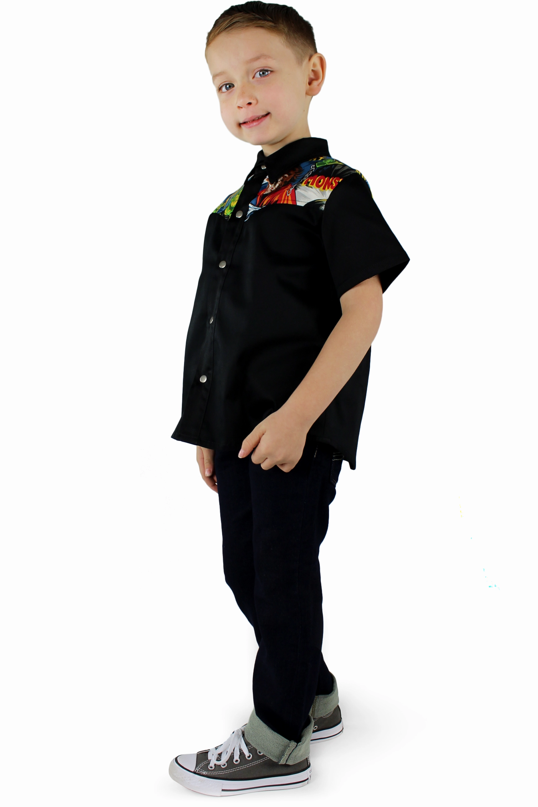 ThermalRegulation QuickReleaseFastenings Boy's Monster Western Top #BMWT