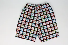 Boy's Scientific Elements Shorts# BS-P23 transportation industry stretchy design