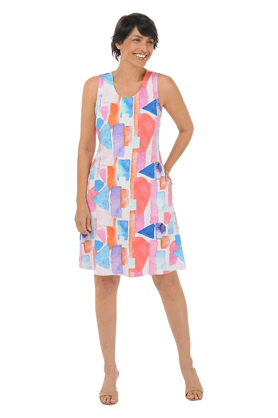 Soft Silhouette Tracy Sleeveless Tank Dress
