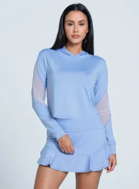 Buttonless Closure Love Hoodie