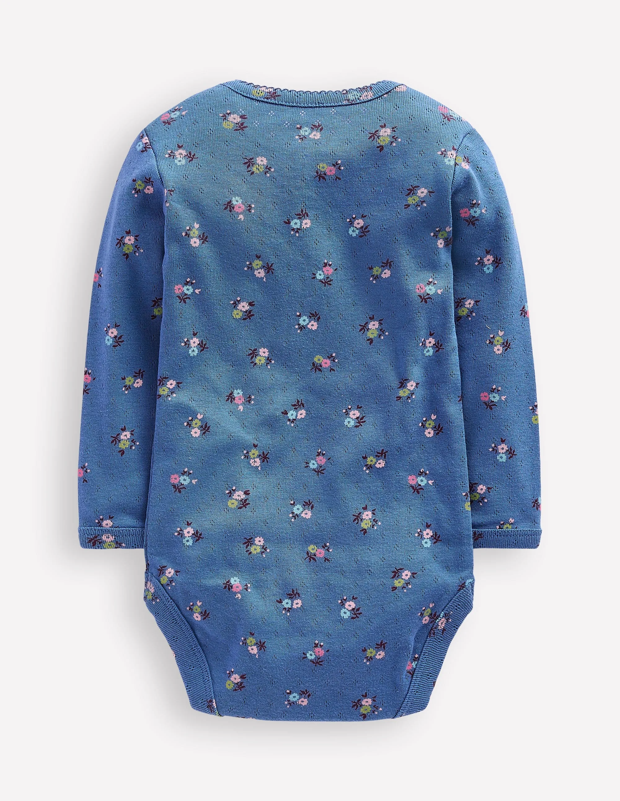 MinimalistAesthetic 3 Pack Pointelle Bodies-Pink/Blue Ditsy Floral