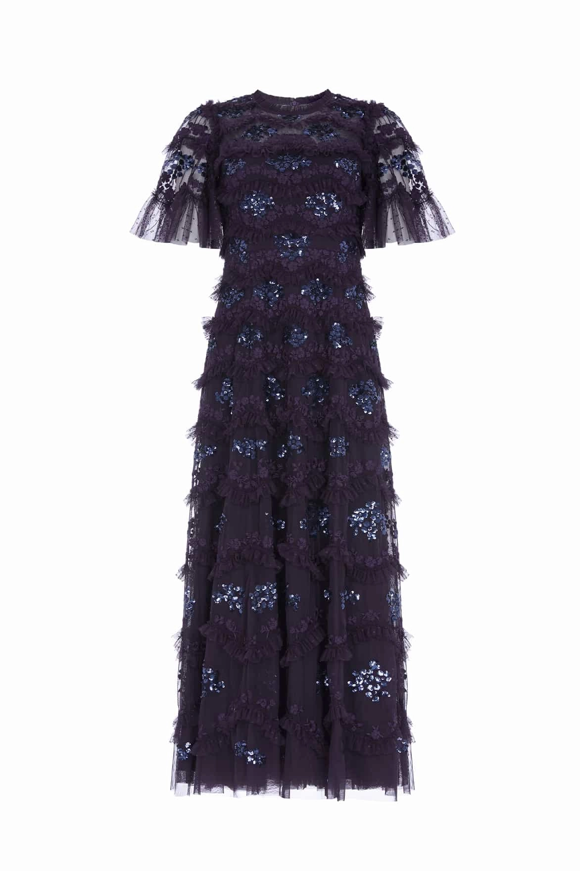 High-waist Playful and flirty dress Daisy Wave Ankle Gown