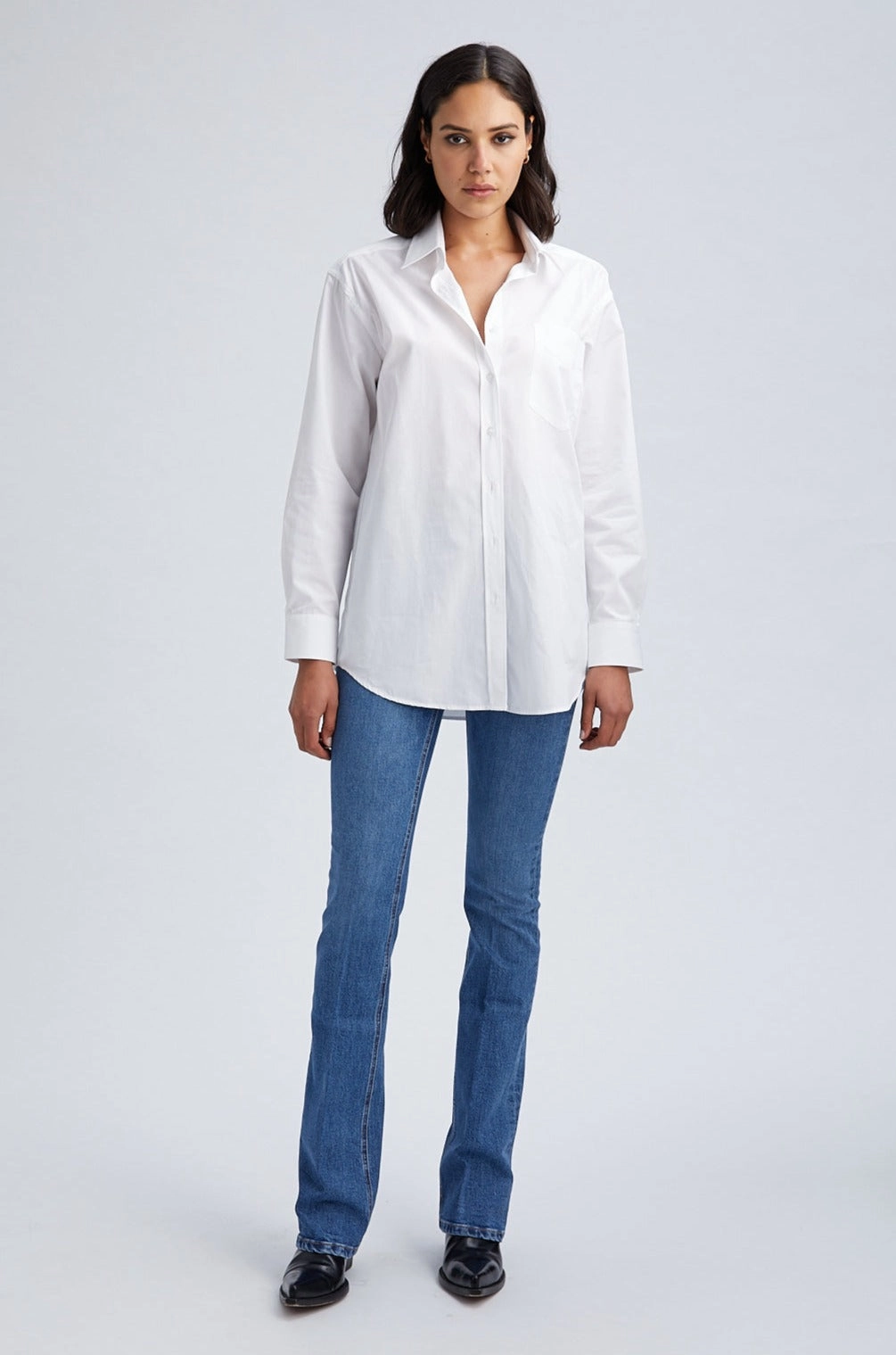 Charlotte Micro Flare Denim Chill Mode Sleek Design