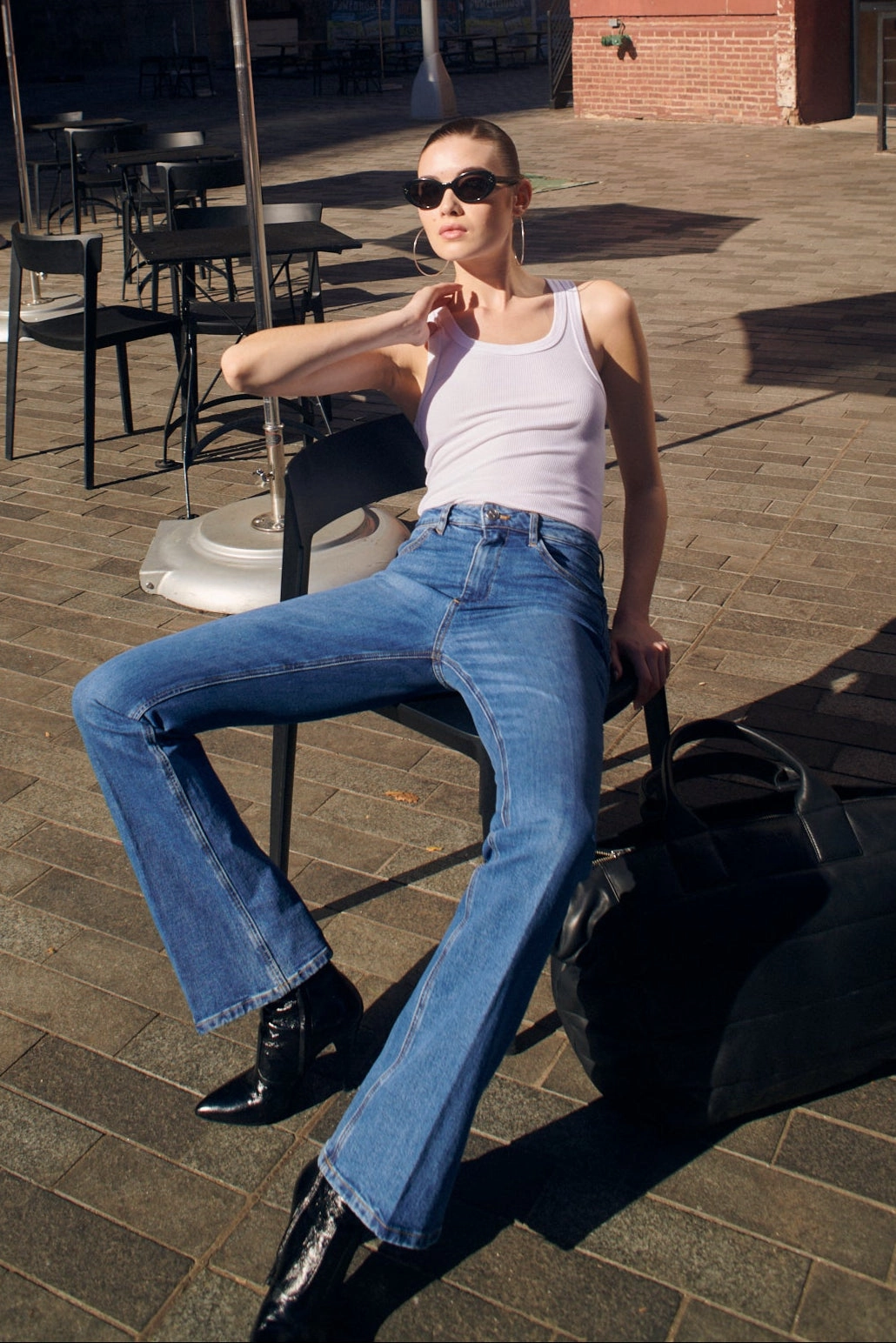 Base Layer Charlotte Micro Flare Denim