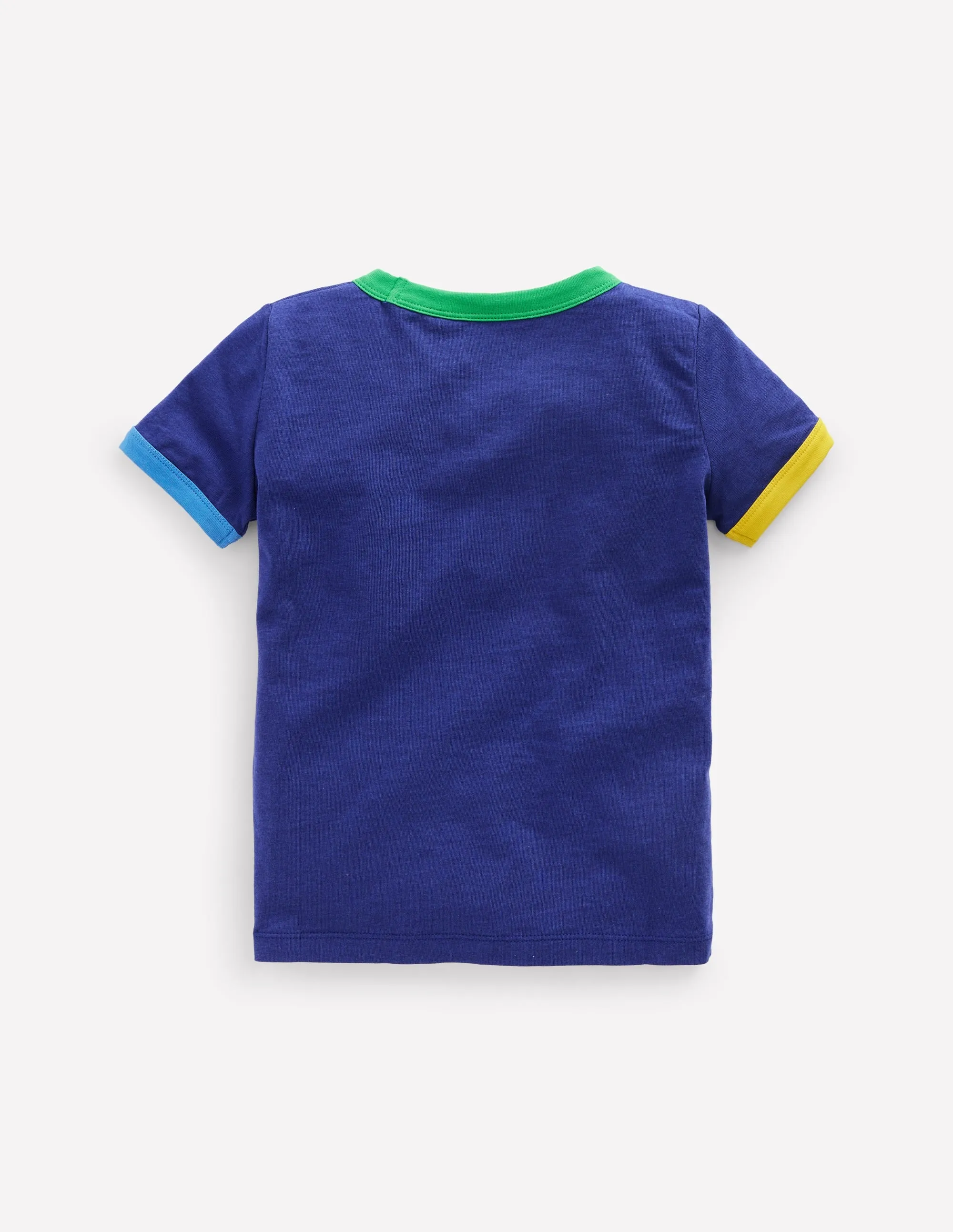 Ringer T-Shirt-Starboard Blue Active Blouse Relaxed Sweatshirt