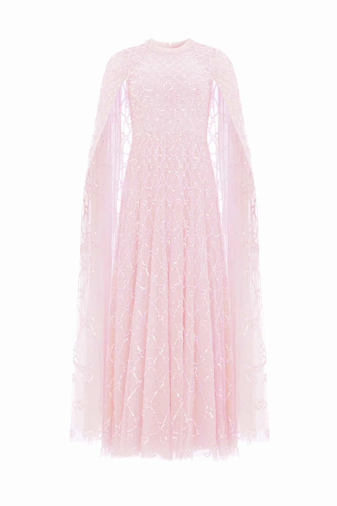 Simple yet chic gown Edgy vibes Heart Lattice Ankle Gown