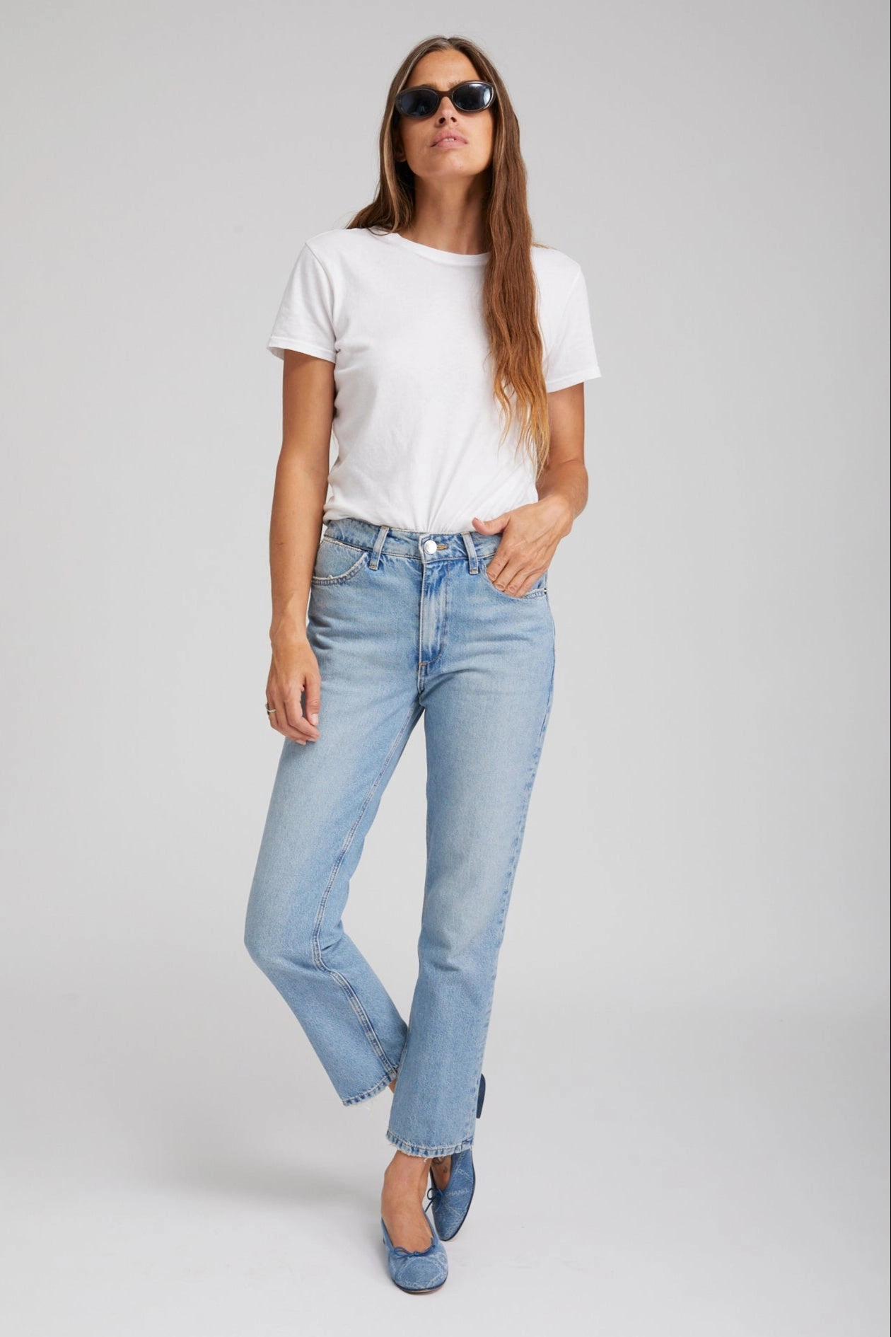 Victoria Slim Straight Denim HighDensityFoam