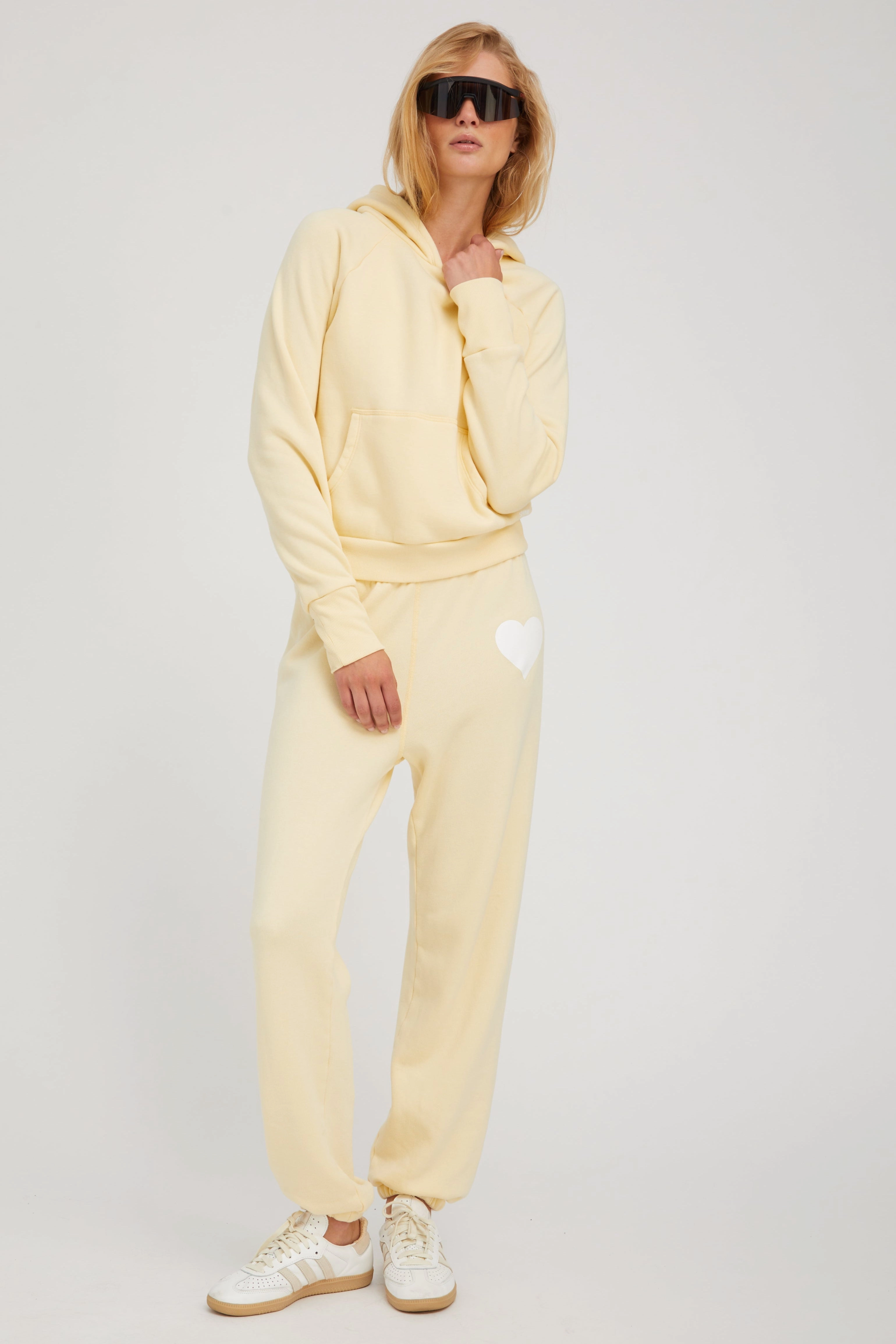 ReflectiveTrim Butter Shrunken Hoodie