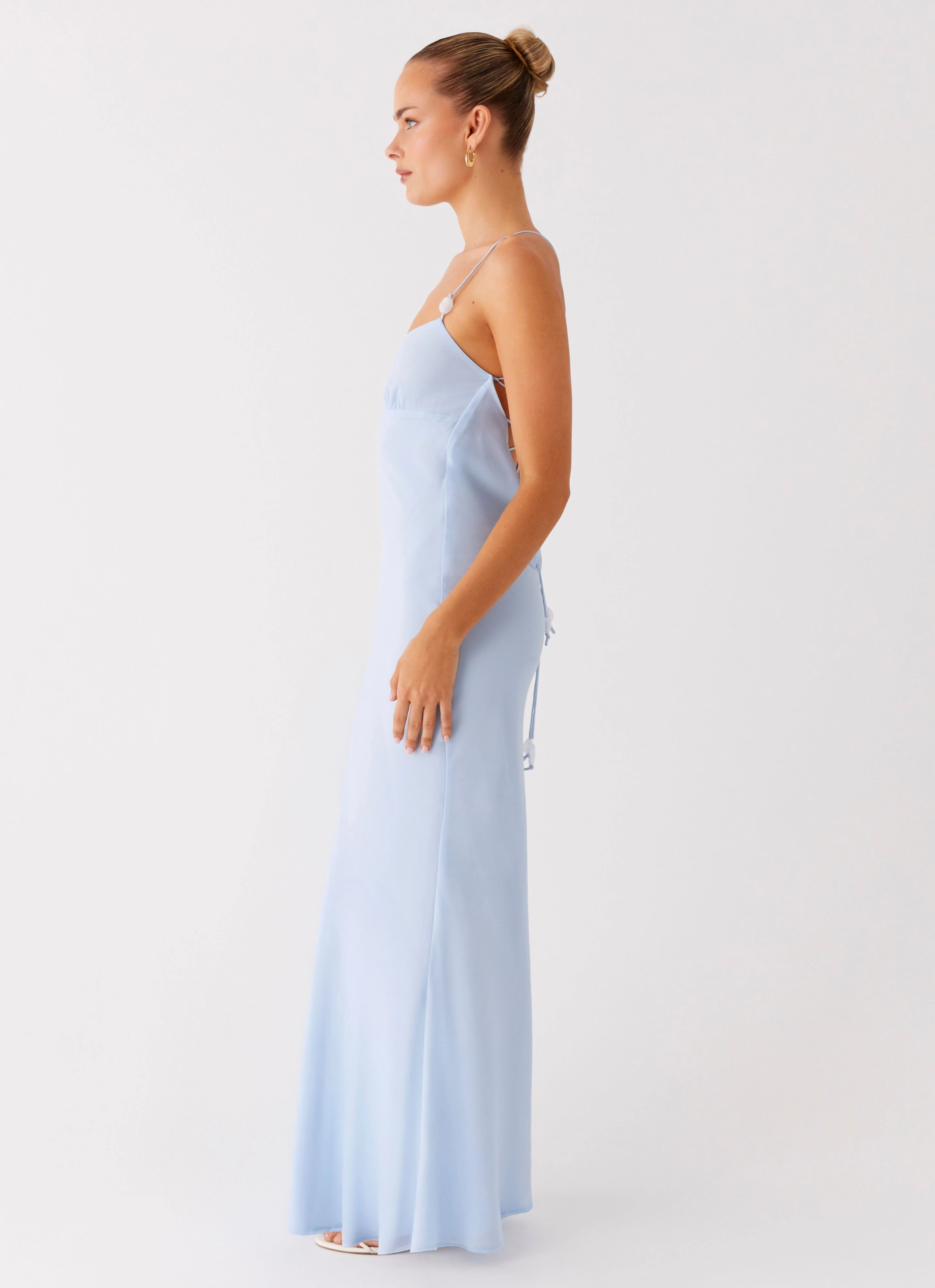 Cabello Maxi Dress - Pale Blue