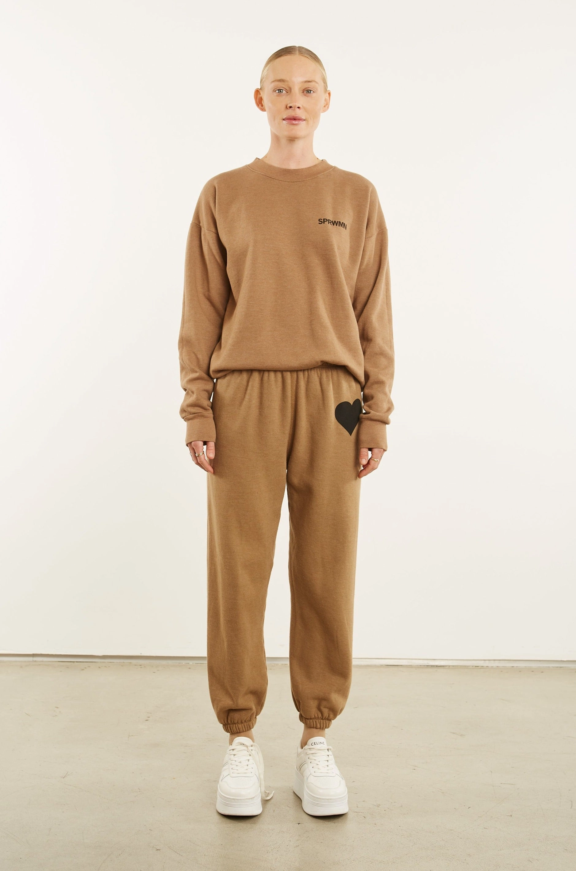 Camel Logo Sweatshirt Anti Pilling Relaxed Dress