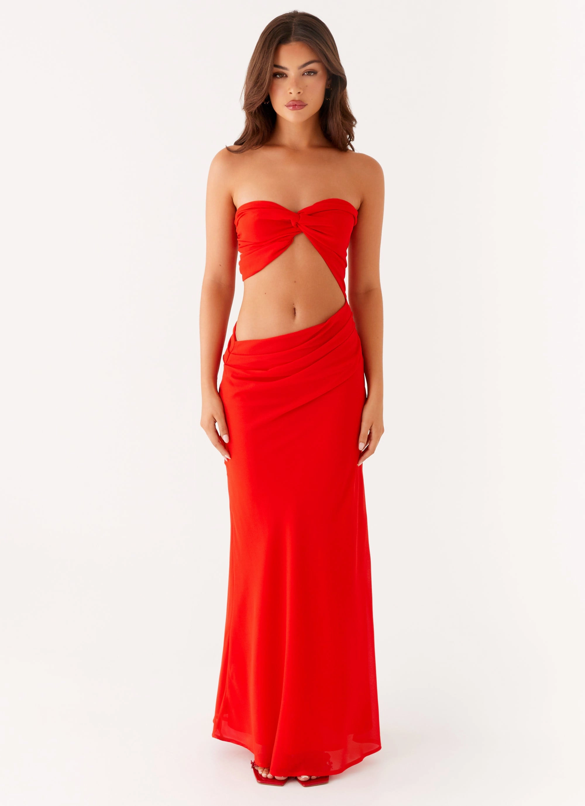 Carla Maxi Dress - Red