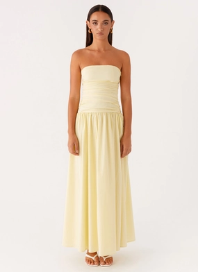Carmel Maxi Dress - Yellow
