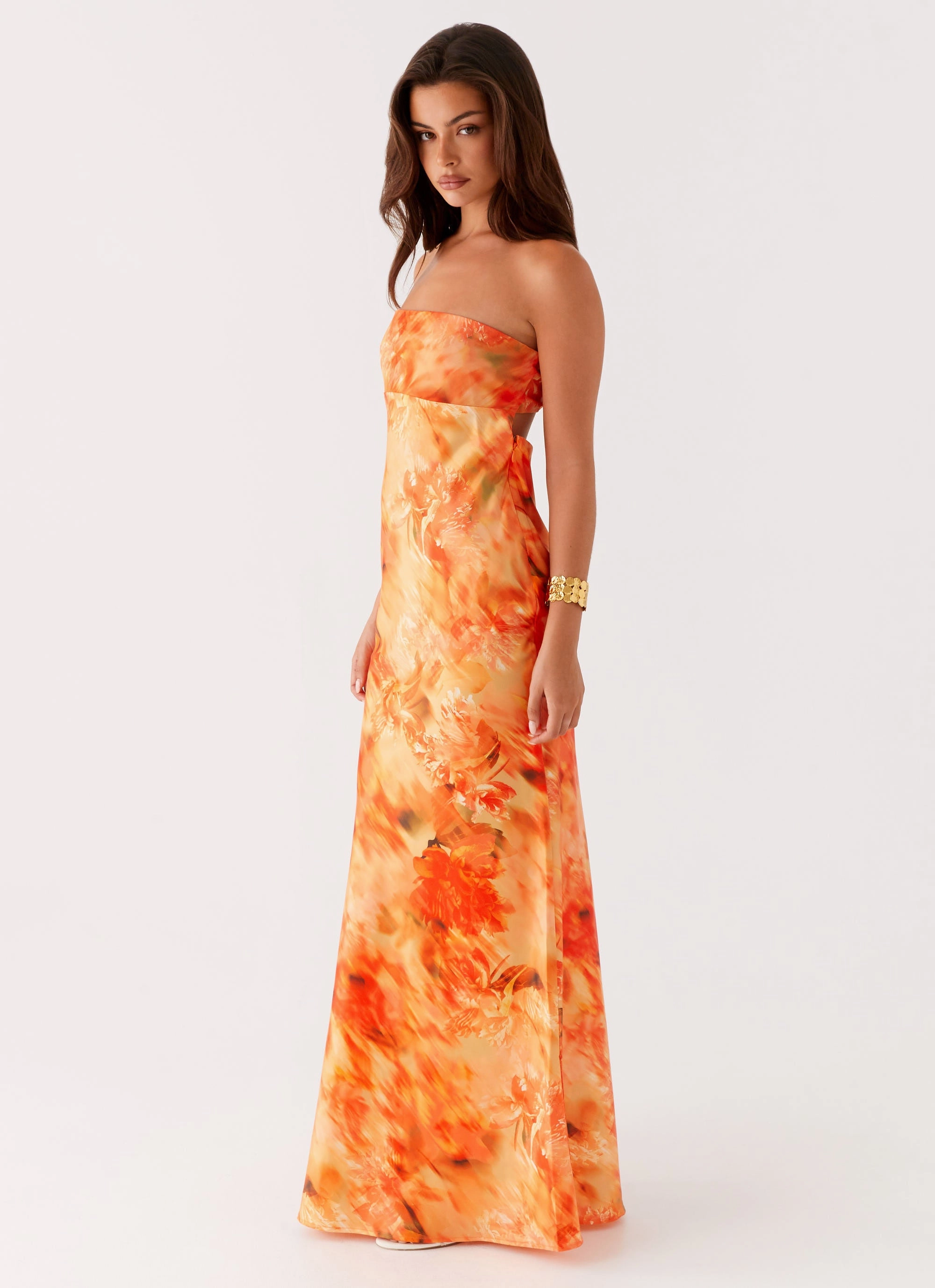 Carmen Maxi Dress - Sunset Floral
