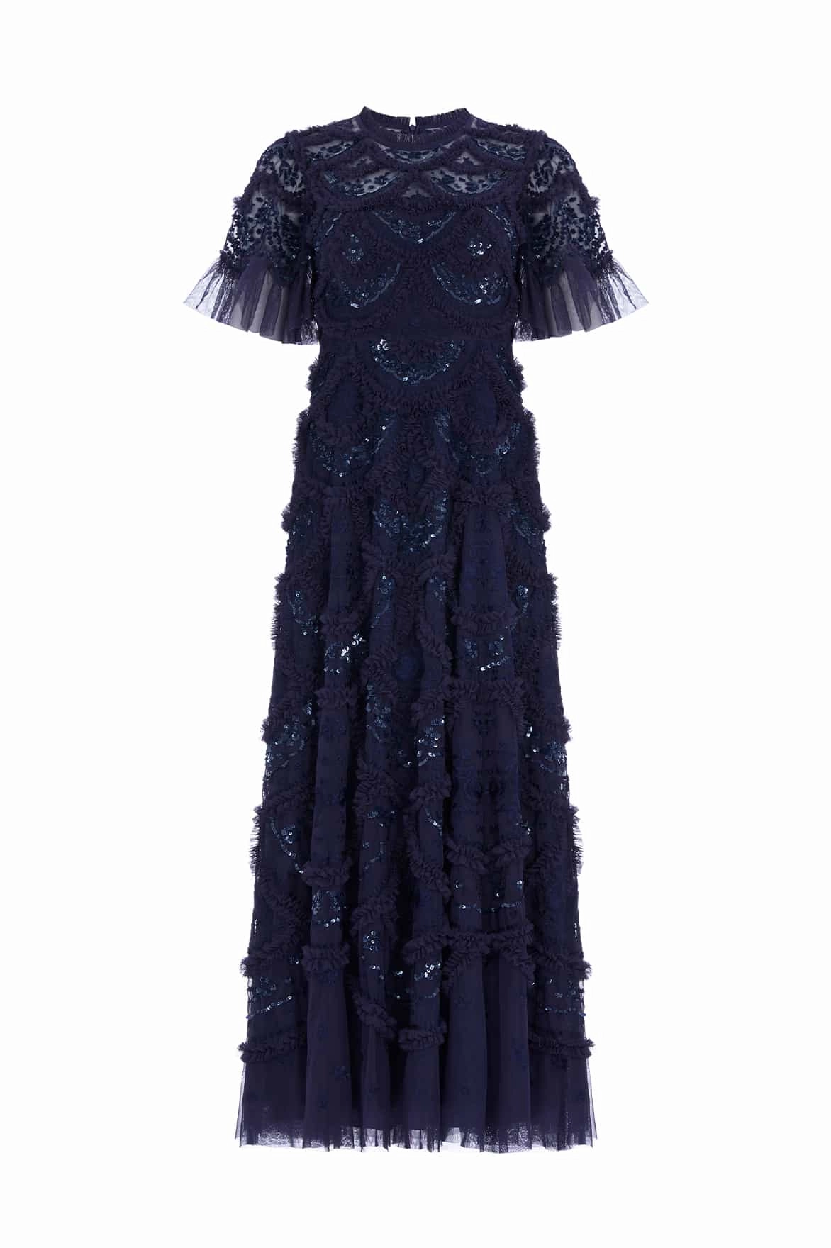 Carmen Ruffle Ankle Gown Cotton Touch