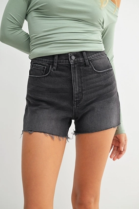 Playful Style CAROL HIGH RISE DENIM SHORTS