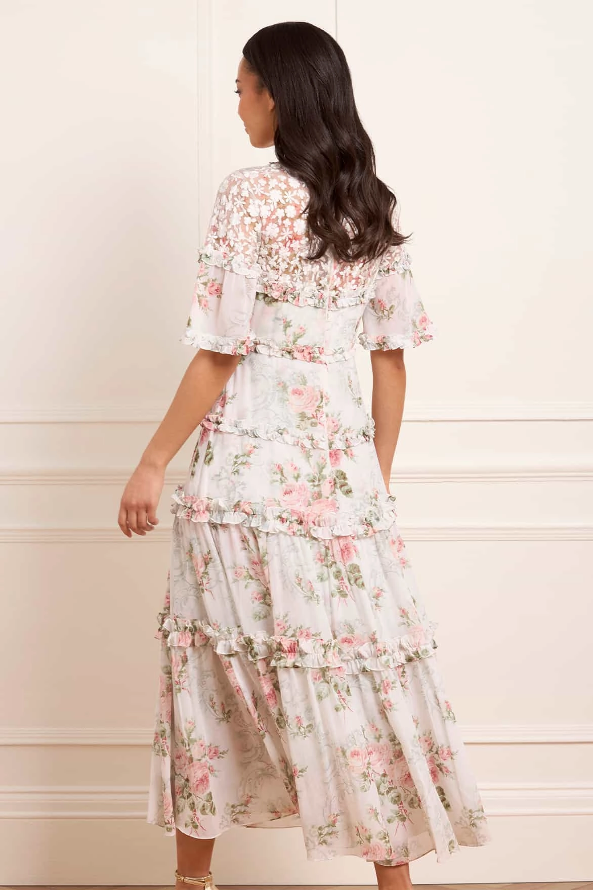 Madame Rose Carla Chiffon Ankle Gown Sweet Mood