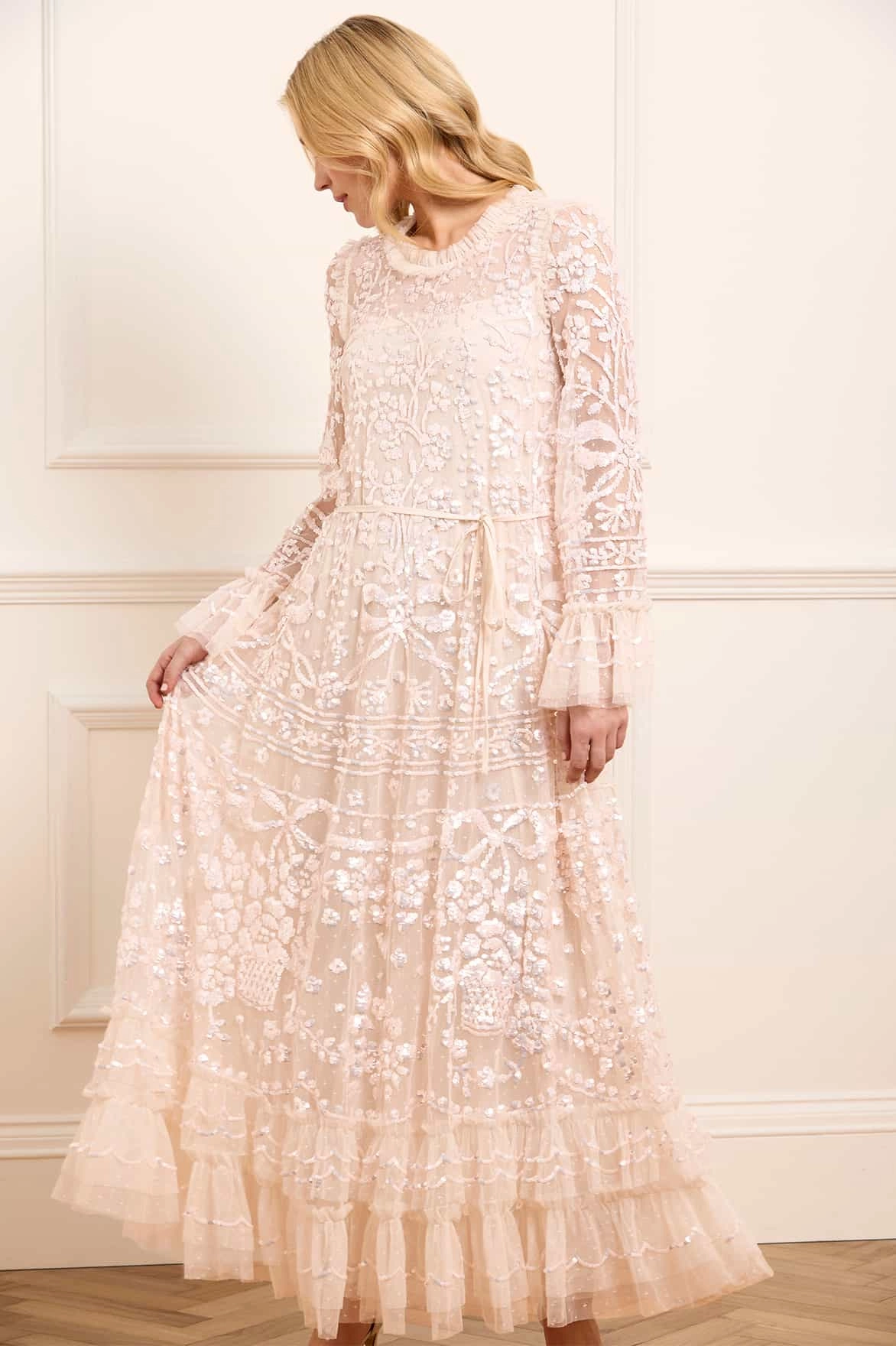 Day Love Celia Long Sleeve Ankle Gown