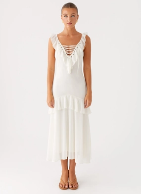 Celie Midi Dress - Ivory