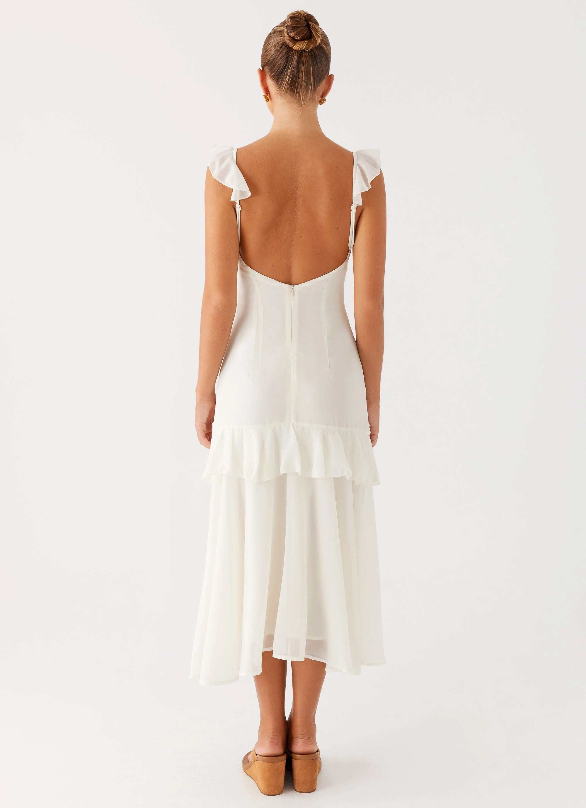 Celie Midi Dress - Ivory