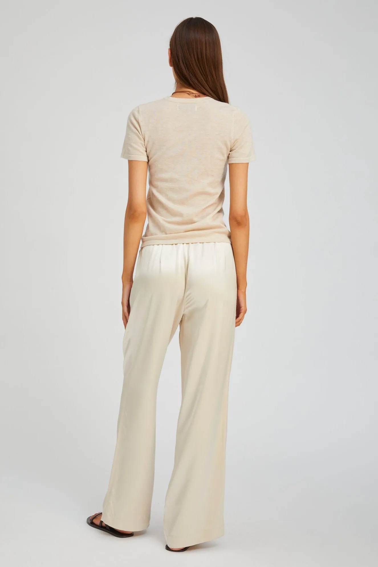 Durable Hemming FlameRetardantTreatment Champagne Silk Kauai Pants