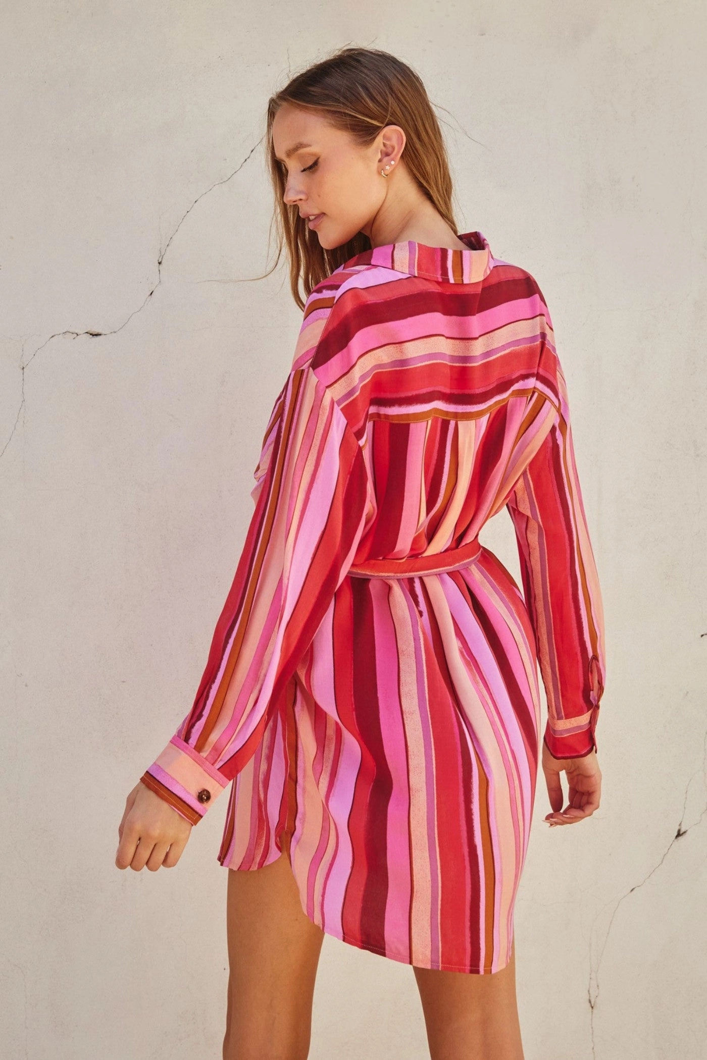 Beachwear Figure-Skimming CAMILA RELAXED MINI SHIRT DRESS