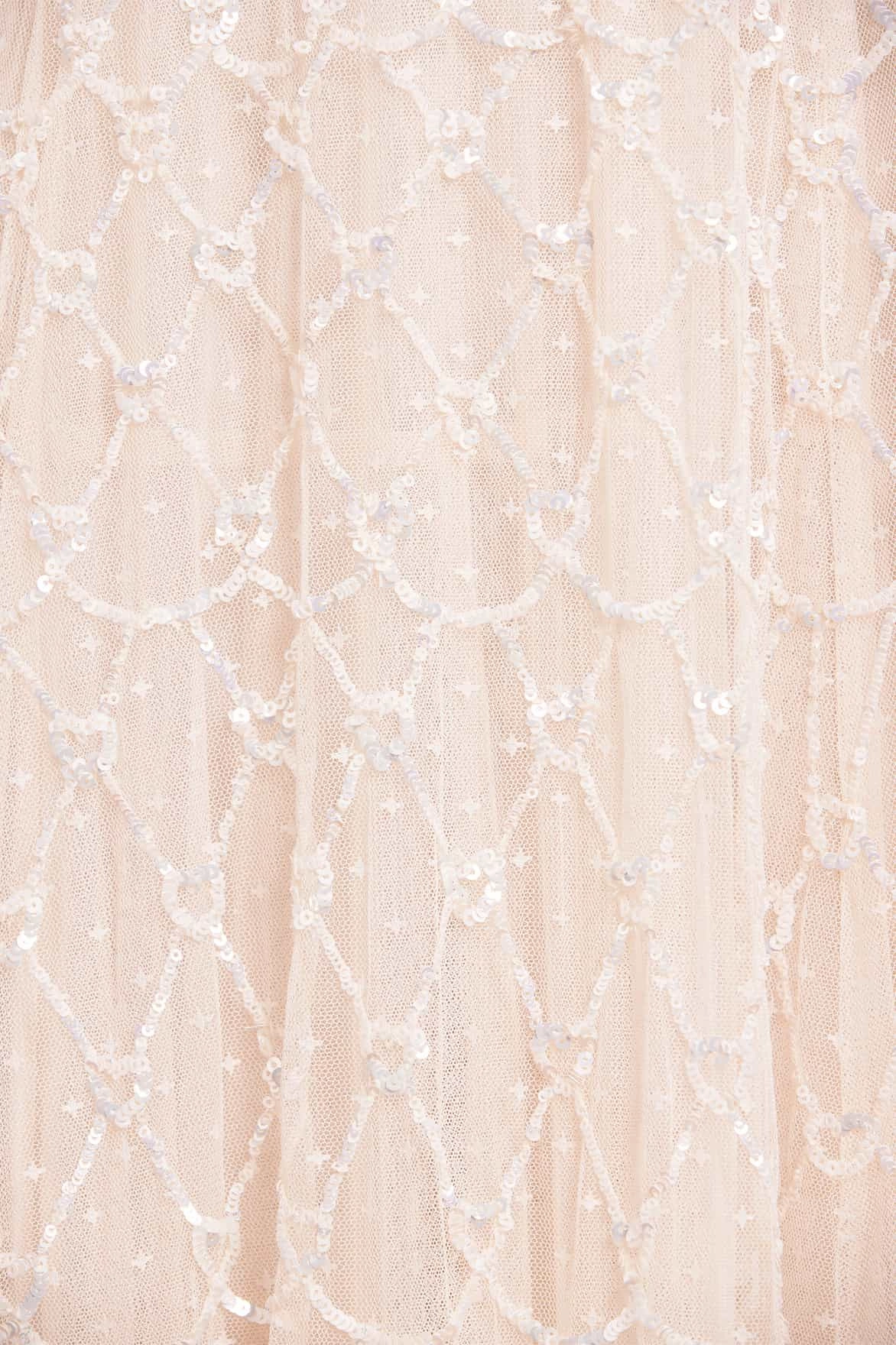 Heart Lattice Ankle Gown Chill Base