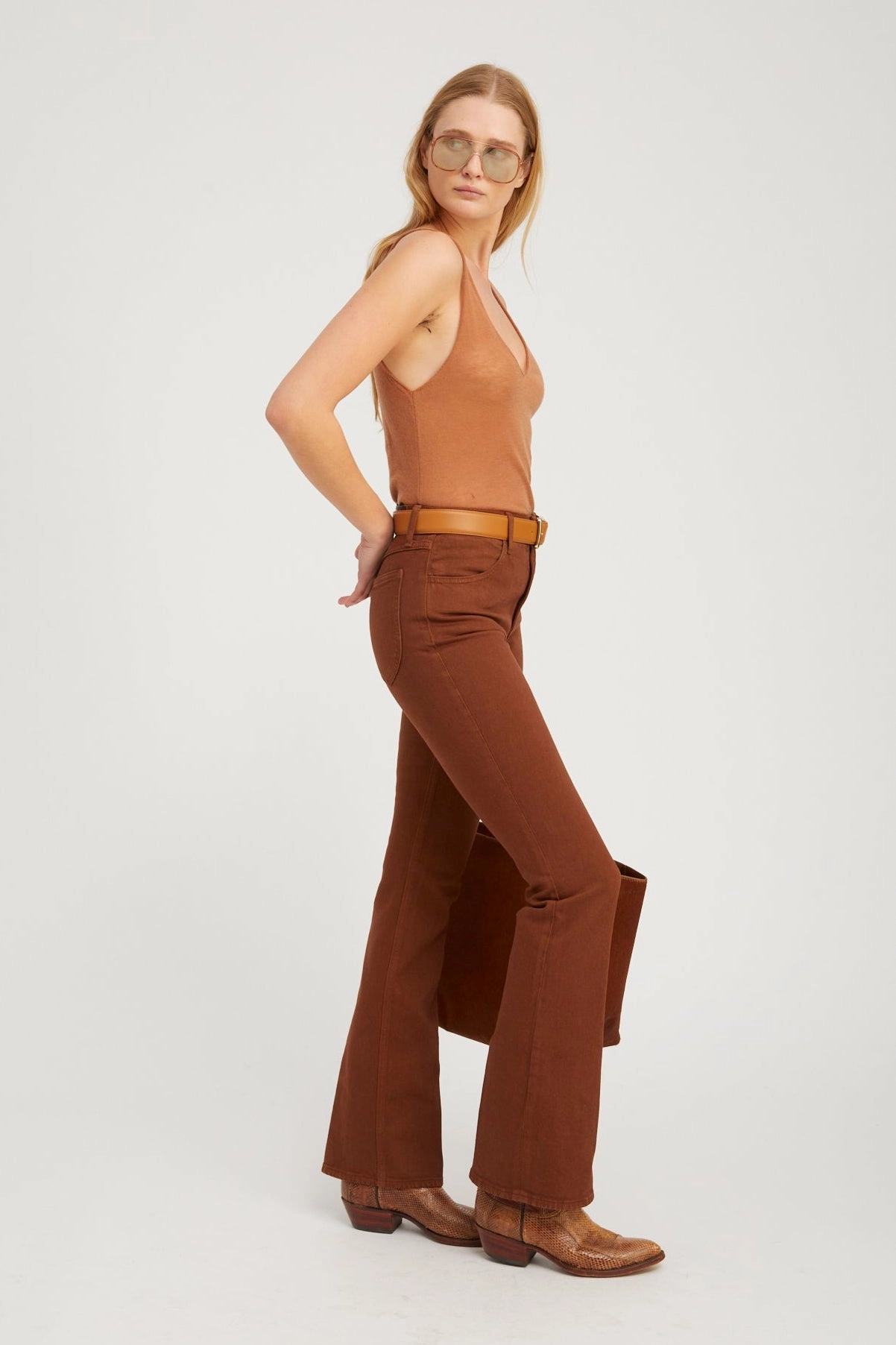 Lightweight Flex Slim Silhouette Dakota Micro Flare Denim