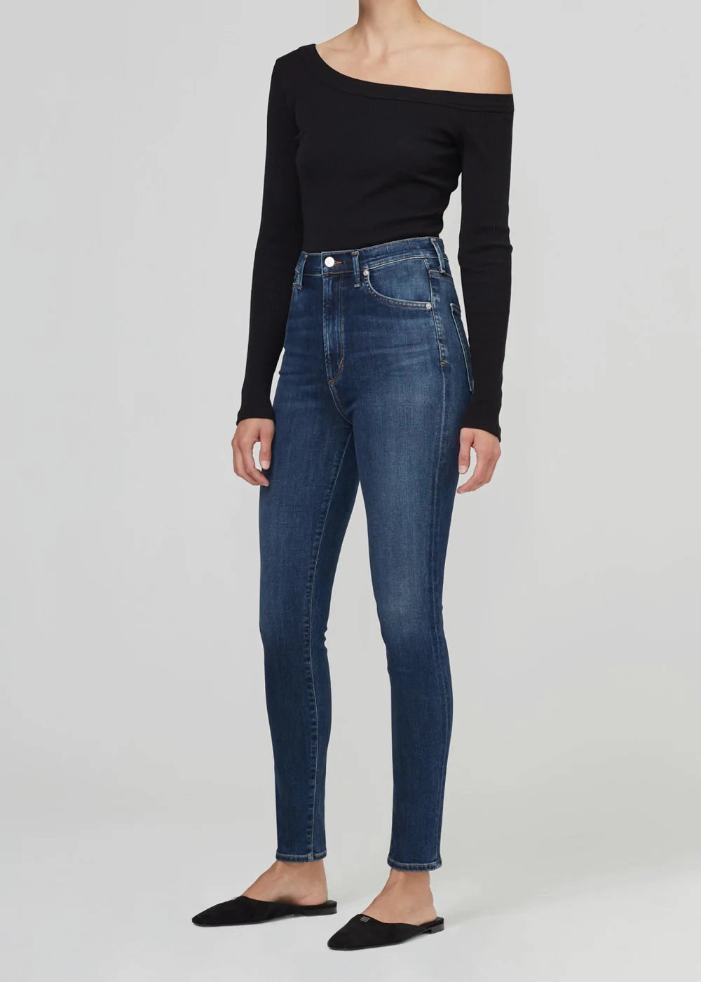 Chrissy High Rise Skinny in Morella Effortless Choice