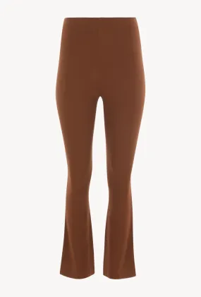 Cinnamon Twill Crop Flare Leggings High Rise All Purpose Fit