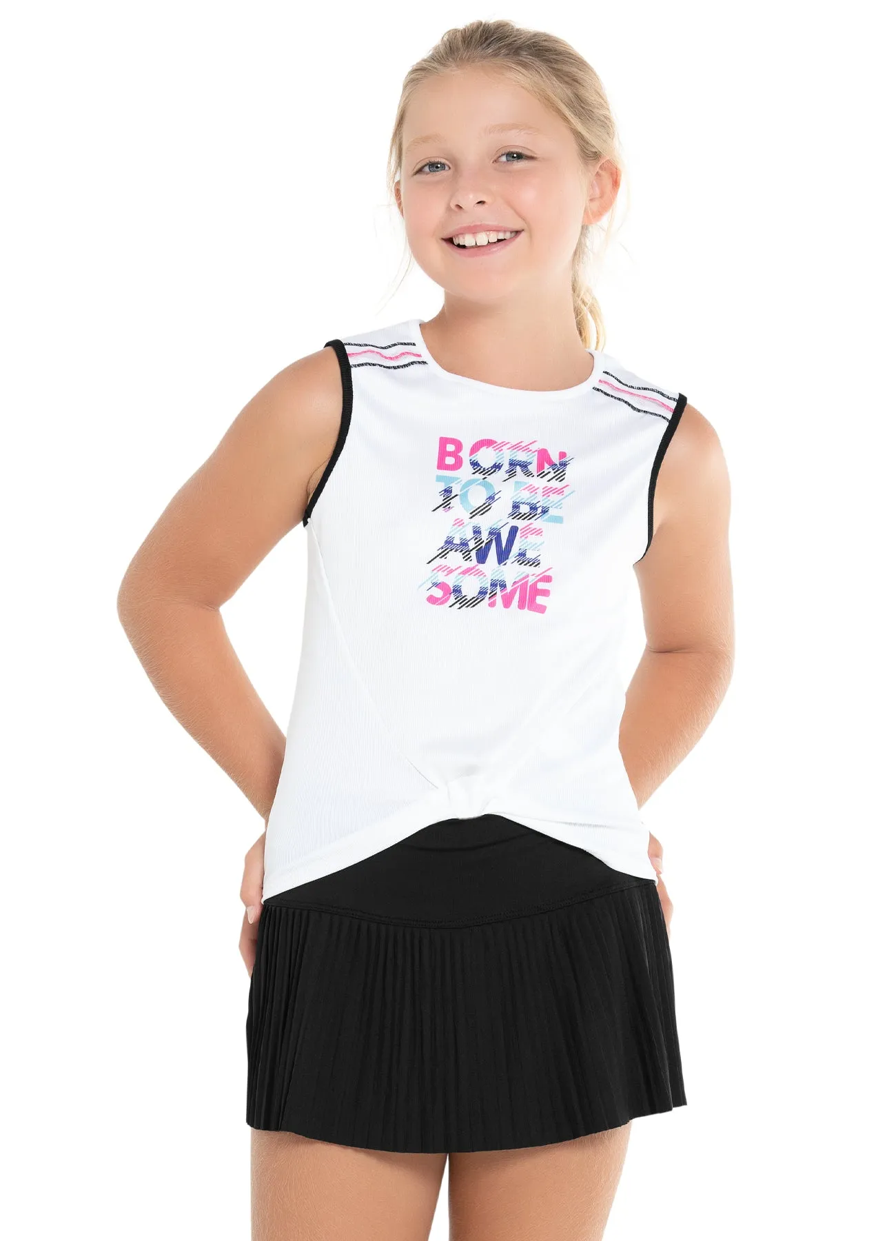 Cozy Wear VNeckReinforcement Born Awesome Tank