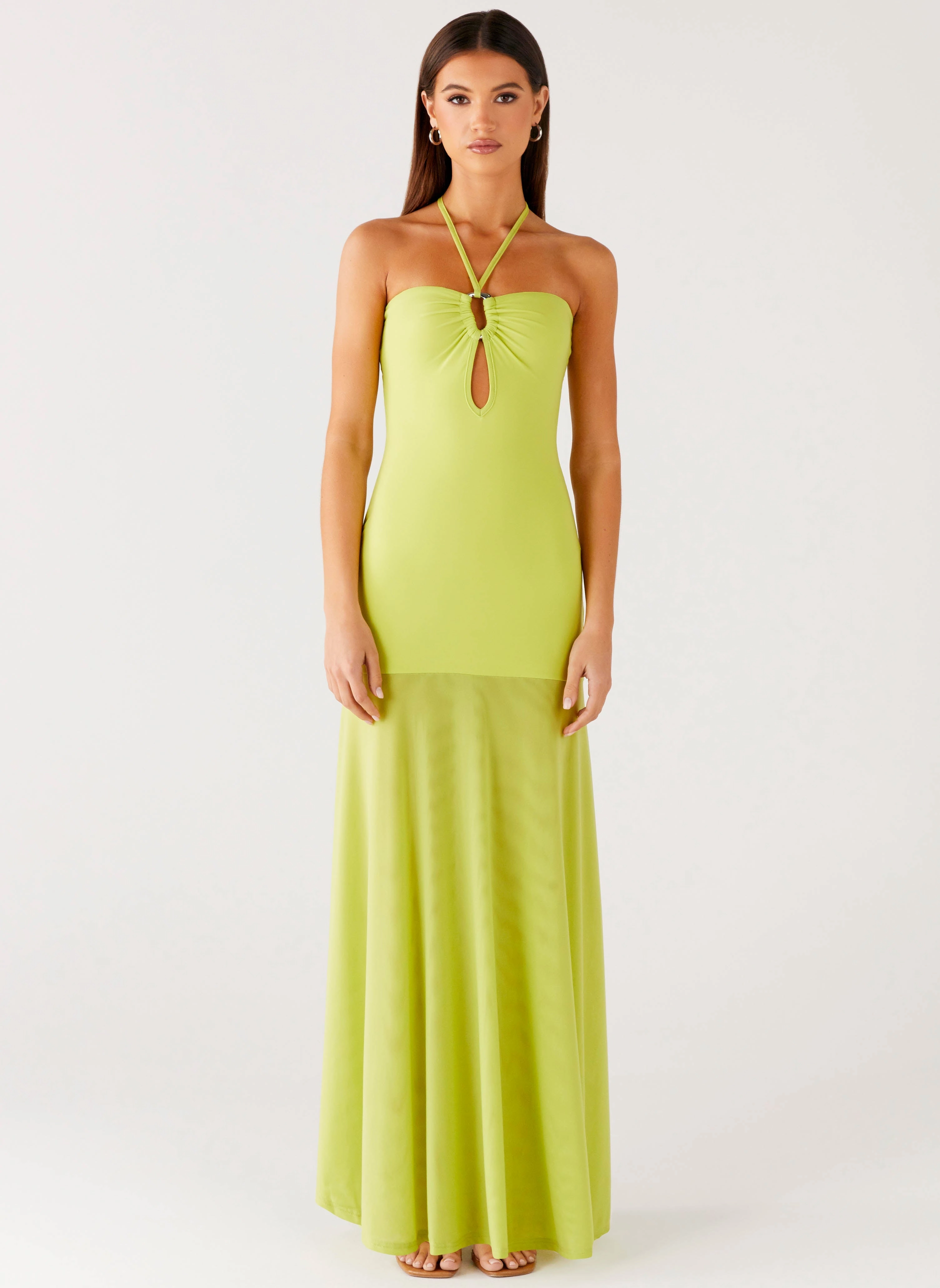 Claria Maxi Dress - Lime